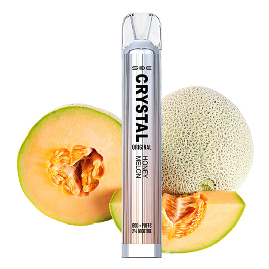 Crystal Bar Honey Melon Disposable Vape Mesh 20mg 600 puffs