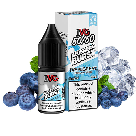 IVG Blueberg Burst 10ml 3mg Nicotine E-liquid 50/50