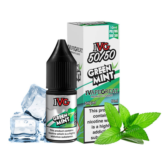 IVG Green Mint 10ml 3mg Nicotine E-liquid 50/50