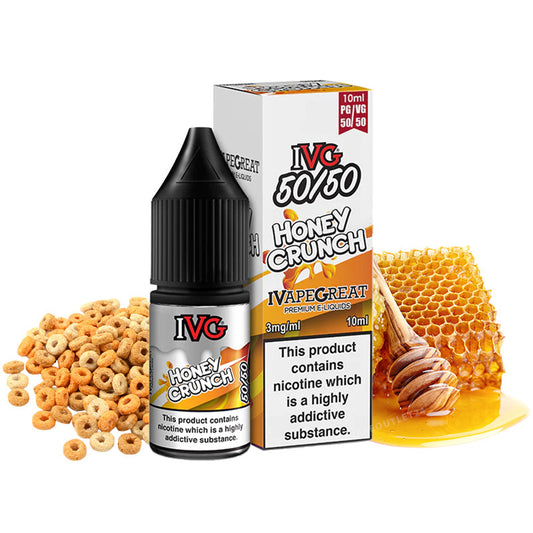 IVG Honey Crunch 10ml 3mg Nicotine E-liquid 50/50
